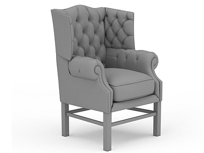欧式座椅模型3d模型