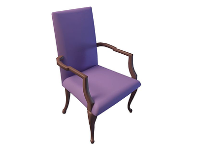 3d<font class='myIsRed'>紫色</font>椅子模型