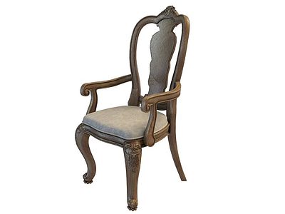 3d欧式椅子模型