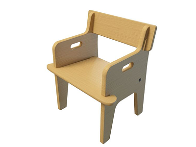 小孩专用椅模型3d模型