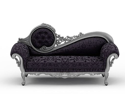 高档布艺沙发模型3d模型