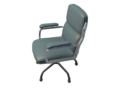 皮艺办公椅模型3d模型