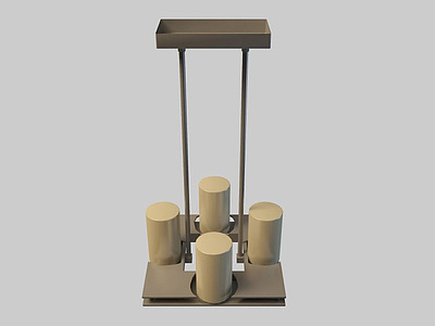 简约餐厅吊灯模型3d模型