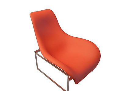 塑料躺椅模型3d模型