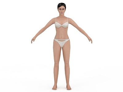 女人内衣模型3d模型