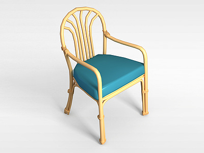 3d藤椅模型