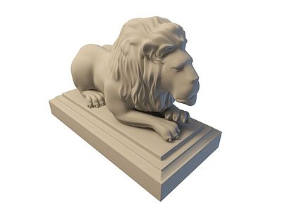 狮子模型3d模型