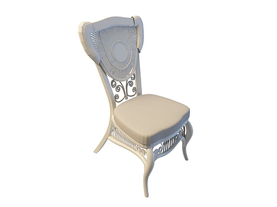 3d欧式椅子模型