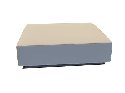 方形沙发凳模型3d模型