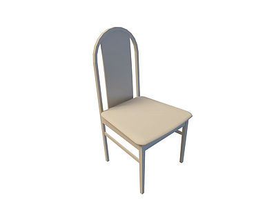 3d实木椅模型