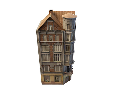 楼模型3d模型