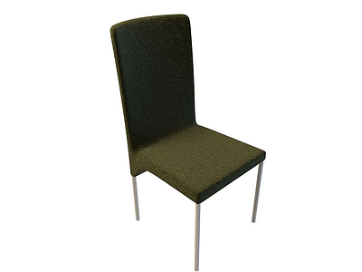 3d豆绿色椅子模型