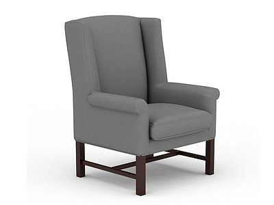 3d灰色现代沙发免费模型