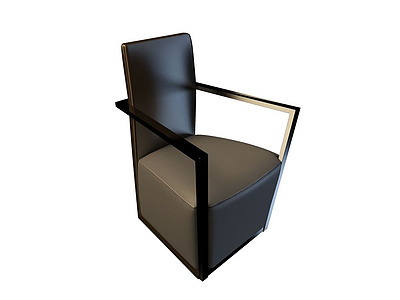 皮质沙发椅模型3d模型