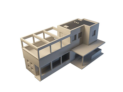 住宅模型3d模型