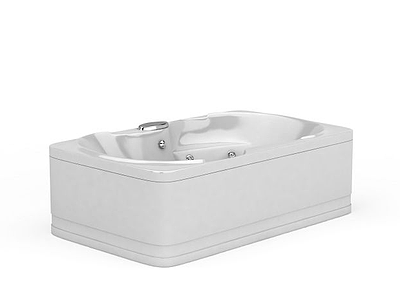 3d独立浴缸模型