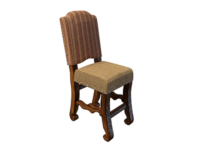 3d老式椅子模型