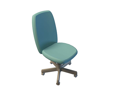 无扶手办公椅模型3d模型