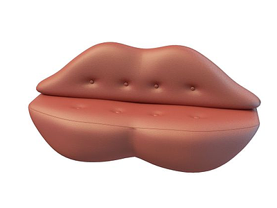嘴唇沙发模型3d模型