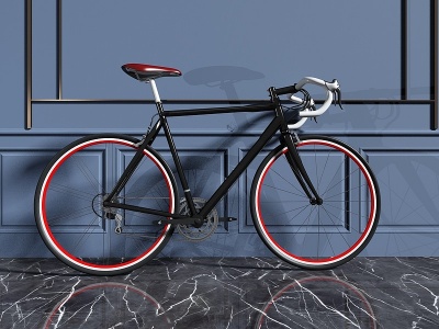 3d自行车模型