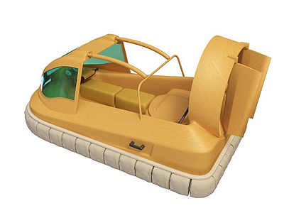 3d气垫船模型
