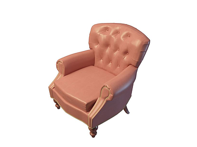 3d高档沙发椅模型