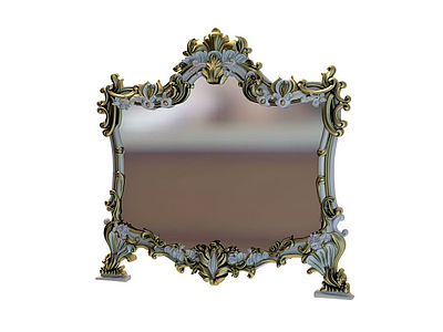 3d欧式镜子免费模型