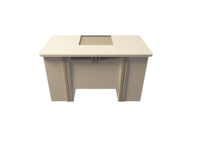 高档办公桌模型3d模型