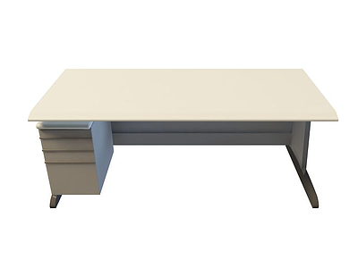时尚办公桌模型3d模型