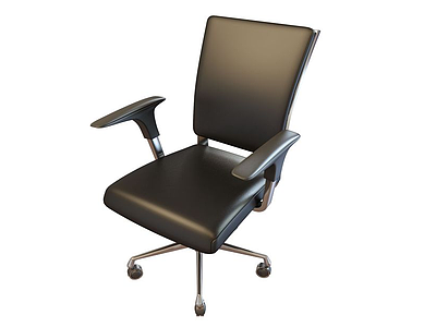 3d简约老板椅模型