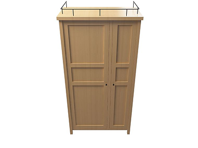 木质衣柜模型3d模型