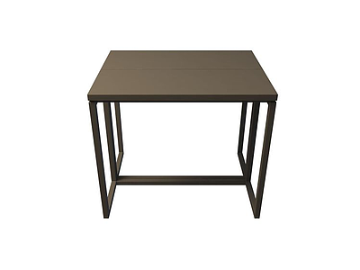 折叠实木桌模型3d模型