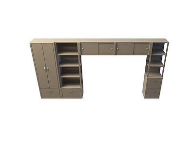 3d卧室衣柜免费模型