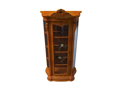 古典衣柜模型3d模型