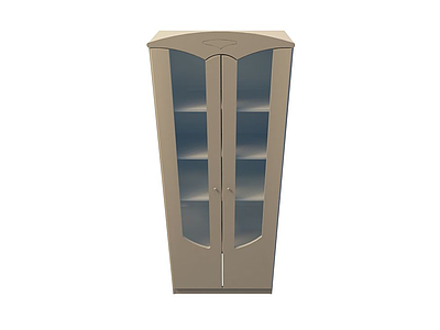 欧式玻璃门柜模型3d模型