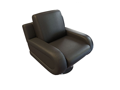 真皮休闲老板椅模型3d模型