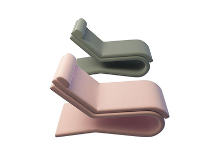 个性躺椅模型3d模型