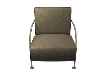 3d灰色沙发椅模型