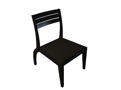 3d古典小餐椅免费模型