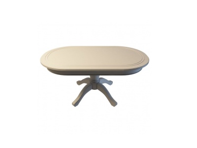 欧式椭圆形桌模型3d模型
