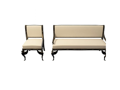 3d客厅沙发椅免费模型
