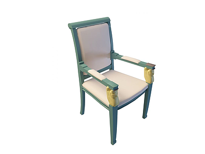 3d法式椅子模型