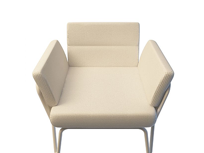 布艺沙发椅模型3d模型