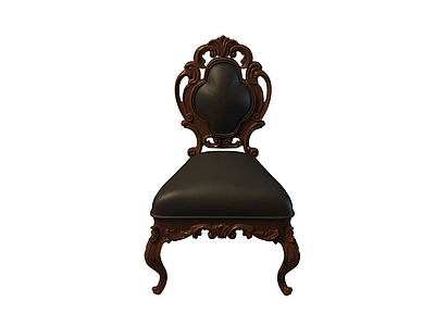 3d欧式古典皮艺椅子免费模型