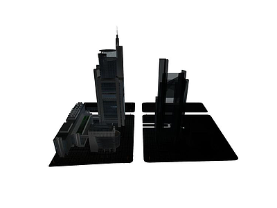 3d欧式建筑模型