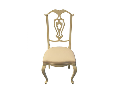 3d欧式酒店餐椅免费模型