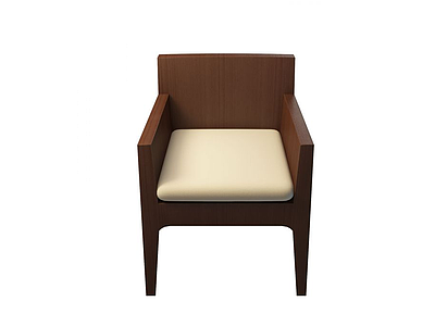 中式商务椅模型3d模型