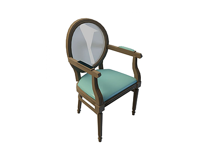 古典扶手椅模型3d模型