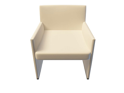 白色椅子模型3d模型