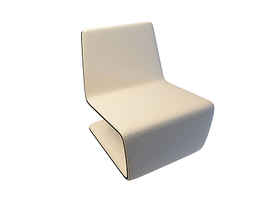 3d白色椅子免费模型